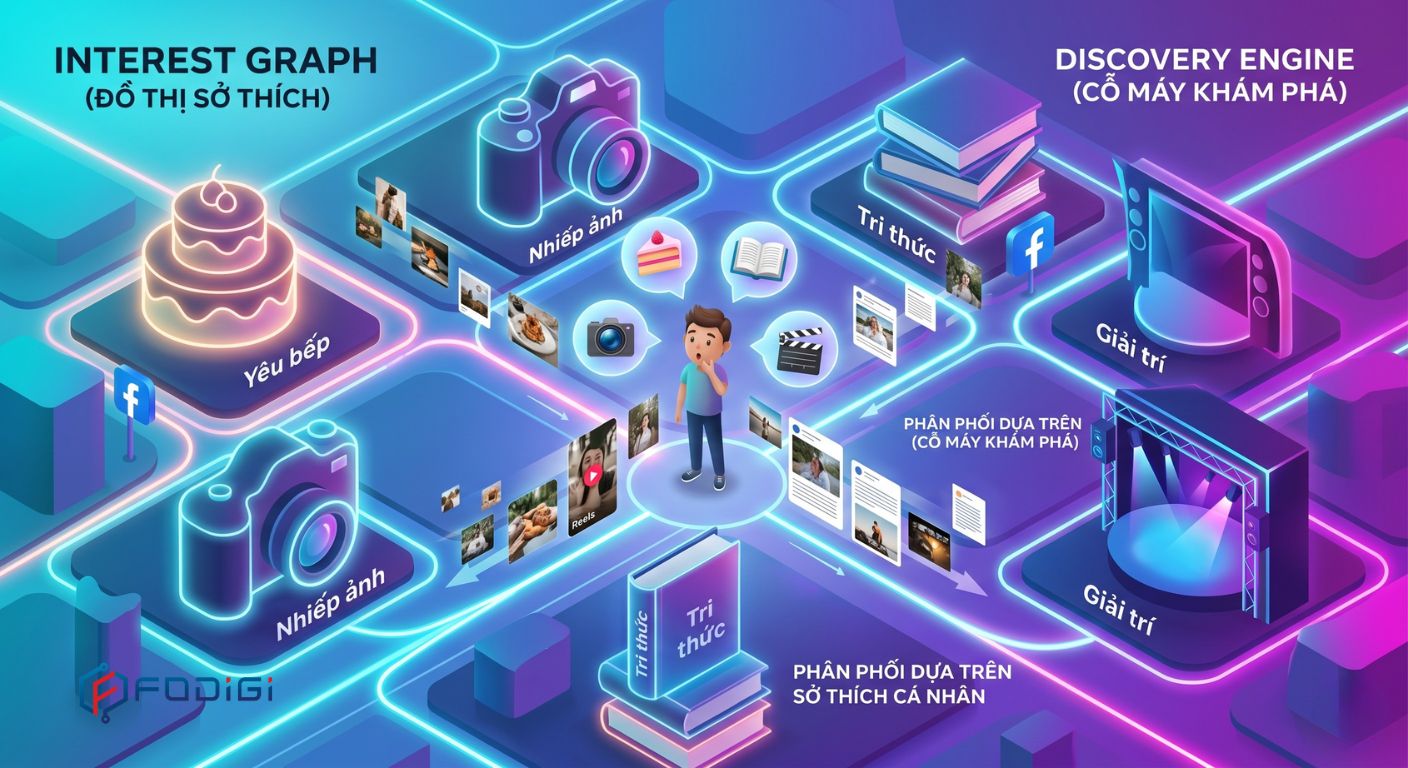 Facebook phân phối dựa trên sở thích được cá nhân hóa